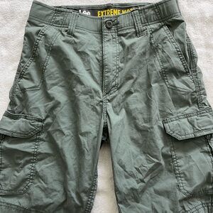 Lee Olive Cargo Shorts